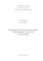 Informacijsko-komunikacijske tehnologije u nastavi matematike