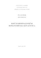 Dječji kriminalistički romani Hrvoja Kovačevića