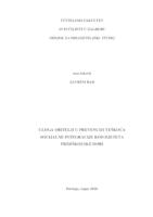 Uloga obitelji u prevenciji teškoća socijalne integracije kod djeteta predškolske dobi