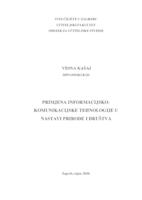 Primjena informacijsko-komunikacijske tehnologije u nastavi prirode i društva