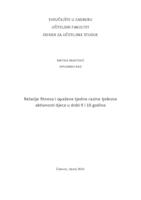 Relacije fitnesa i opažene tjedne razine tjelesne aktivnosti djece u dobi 9 i 10 godina