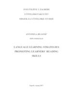 prikaz prve stranice dokumenta Language Learning Strategies Promoting Learners´ Reading Skills