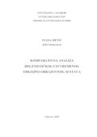 prikaz prve stranice dokumenta Komparativna analiza helenističkog i suvremenog odgojno-obrazovnog sustava