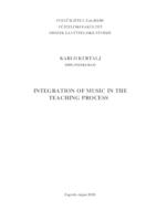prikaz prve stranice dokumenta Integration of Music in Teaching Process