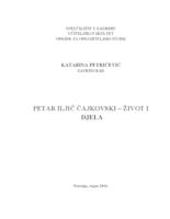 prikaz prve stranice dokumenta Petar Iljič Čajkovski - život i djela