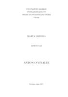 prikaz prve stranice dokumenta Antonio Vivaldi