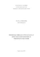 prikaz prve stranice dokumenta Medijski obrasci ponašanja u dječjoj igri kod djece predškolske dobi
