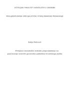 prikaz prve stranice dokumenta Primjena monološke metode pripovijedanja na poučavanje izvornih govornika padežima hrvatskoga jezika