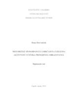 prikaz prve stranice dokumenta Motoričke sposobnosti i uobičajena tjelesna aktivnost učenika primarnog obrazovanja