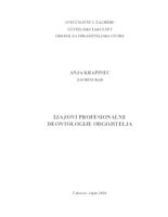 prikaz prve stranice dokumenta Izazovi profesionalne deontologije odgojitelja