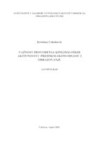 prikaz prve stranice dokumenta Važnost provođenja kinezioloških aktivnosti u ranom i predškolskom odgoju i obrazovanju